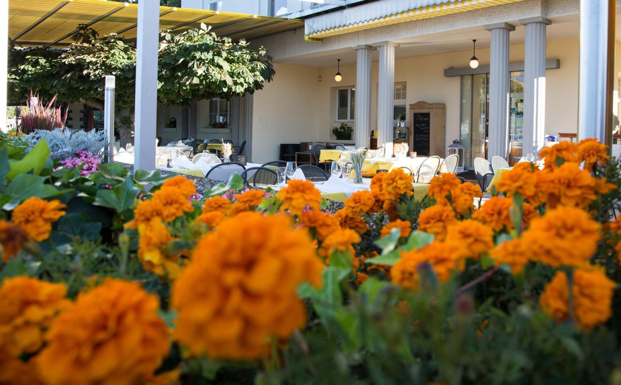 Hotel Restaurant Bellevue Au Lac Thun Kültér fotó